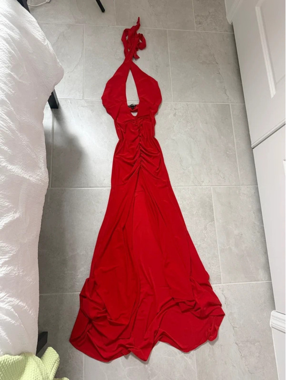Women’s red dress